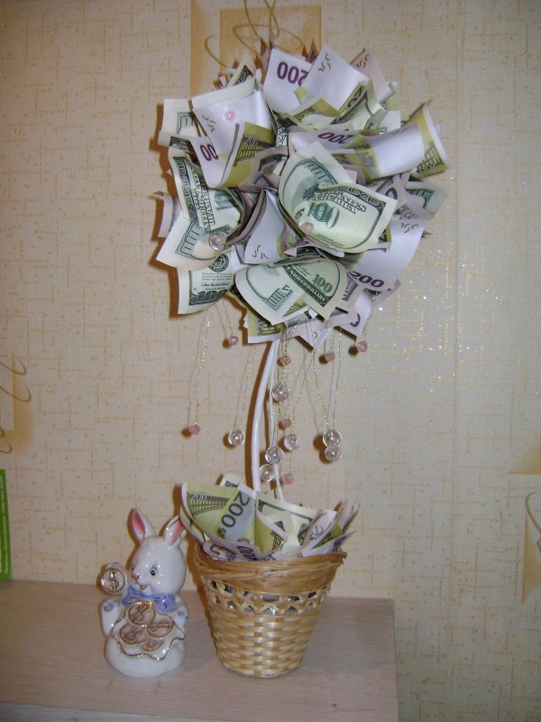 денежное дерево на свадьбу