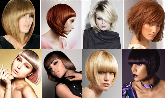 Каре с челкой