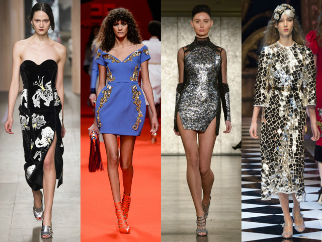 Модные коктейльные платья сезона осень-зима 2016-2017