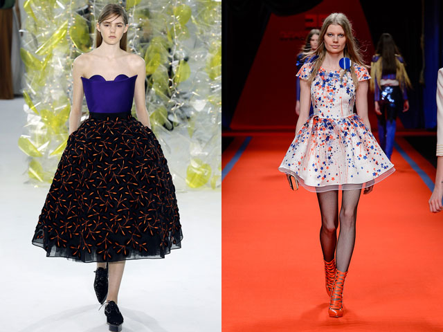 Пышные коктейльные платья 2016-2017