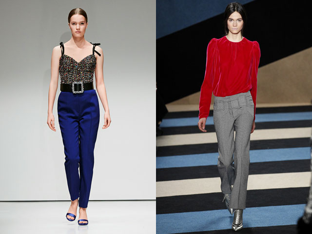 Прямые брюки - тренд сезона осень-зима 2016-2017
