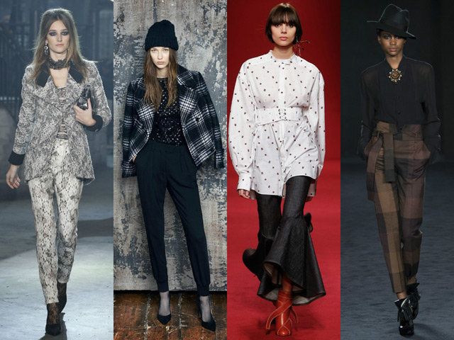 Модные брюки сезона осень-зима 2016-2017