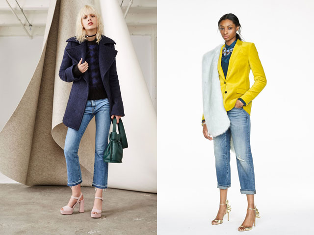 Модные укороченные джинсы сезона осень-зима 2016-2017