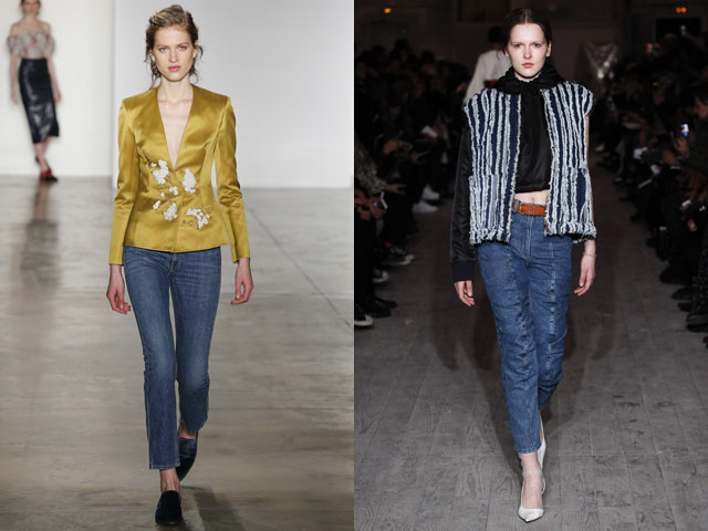 Зауженные джинсы сезона осень-зима 2016-2017