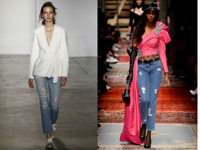 Рваные джинсы 2016