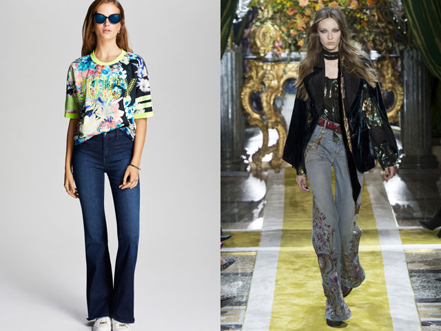 Джинсы-клеш 2016-2017