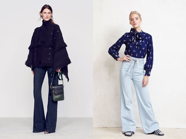 Джинсы-клеш 2016-2017