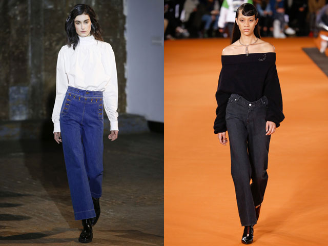 Джинсы-трубы осень-зима 2016-2017