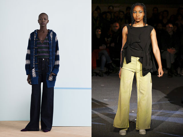 Джинсы-трубы осень-зима 2016-2017