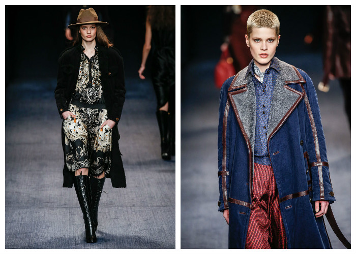 Модные вельветовые пальто 2017, фото.