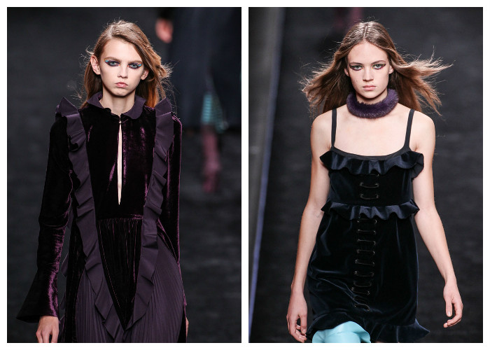 Модные платья 2017. Тренд сезона - бархат, фото