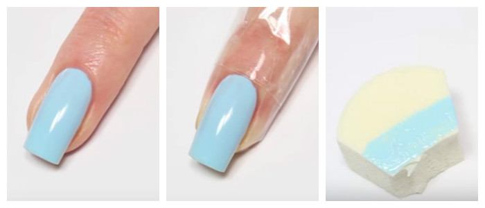 Градиентный маникюр. Как сделать в домашних условиях (пошаговая инструкция с фото).