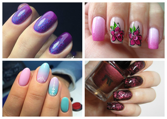 Градиентный маникюр. Идеи и новинки, фото.