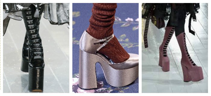 Модная обувь осень-зима 2016 - 2017 на платформе, фото