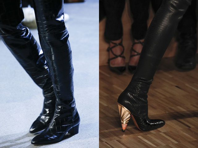 Модные ботфорты осень–зима 2016–2017