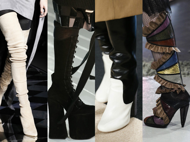 Модные сапоги сезона осень-зима 2016-2017