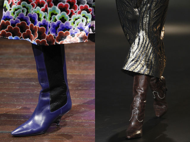 Сапоги с широким голенищем