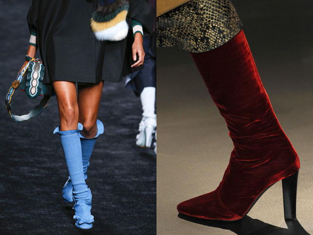 Сапоги-чулки сезона осень – зима 2016-2017