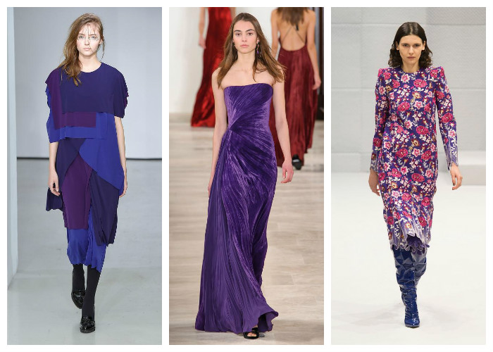 Модные цвета осень - зима 2016 - 2017: фиолетовый, коллекции Atsuro Tayama, Ralph Lauren и Balenciaga, фото