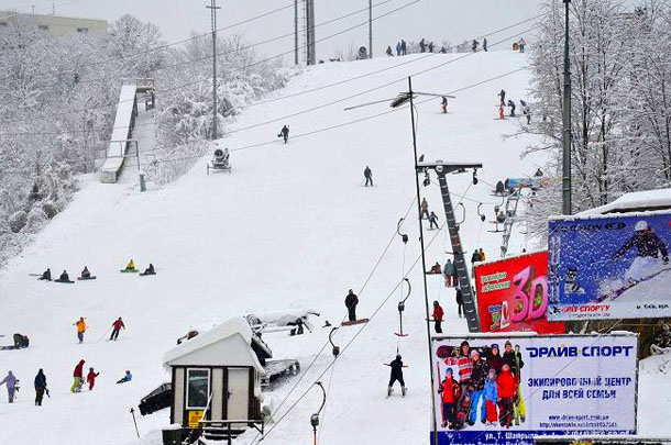 Протасов Яр на Новый год