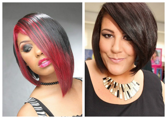 Стрижка удлиненный боб, фото