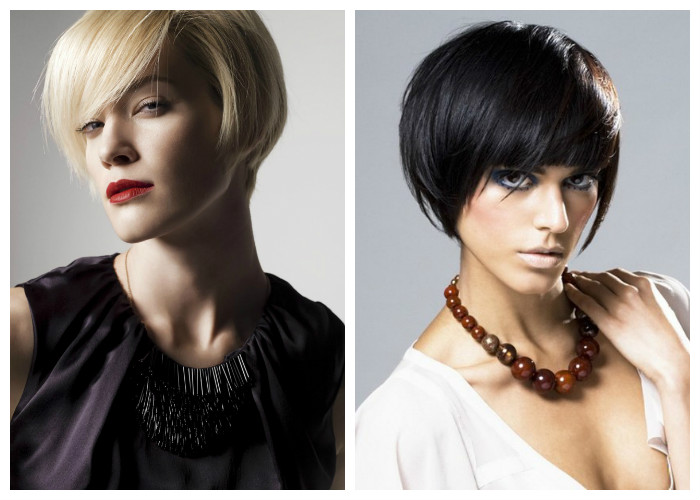 Стрижка боб на короткие волосы фото