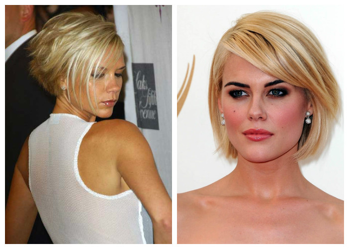 Стрижка боб на короткие волосы фото