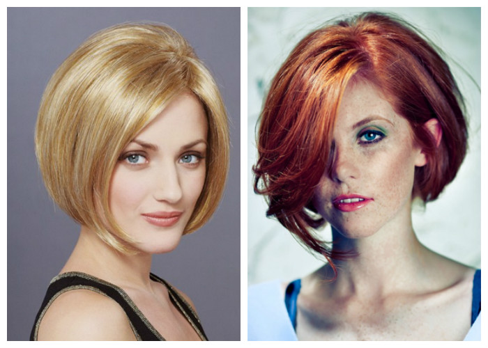 Стрижка боб на короткие волосы фото