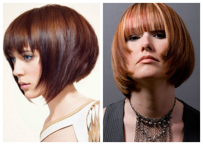 Стрижка боб на короткие волосы фото