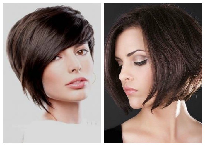 Стрижка боб на короткие волосы фото