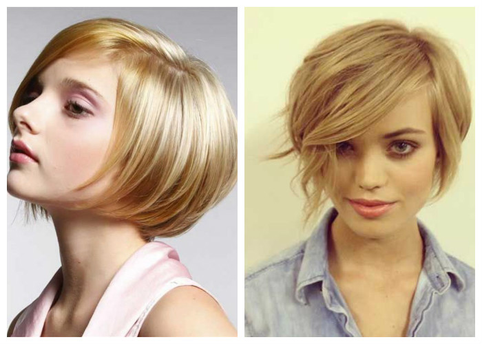 Стрижка боб на короткие волосы, девушка 20 лет, фото