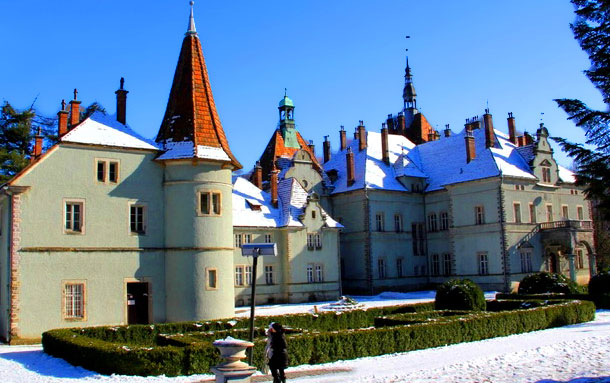 Замок графа Шенборна в Закарпатье