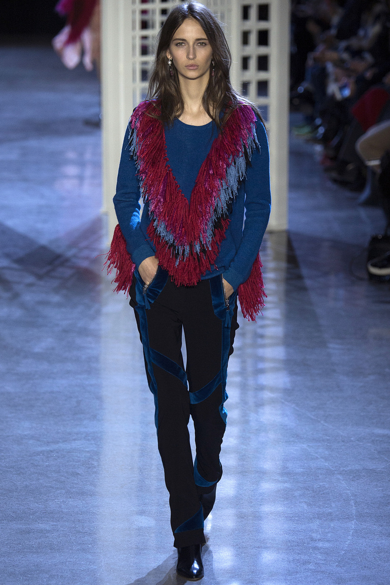 Модная одежда сезона зима 2017 - куртка из замши, фото обзор из коллекции Altuzarra.