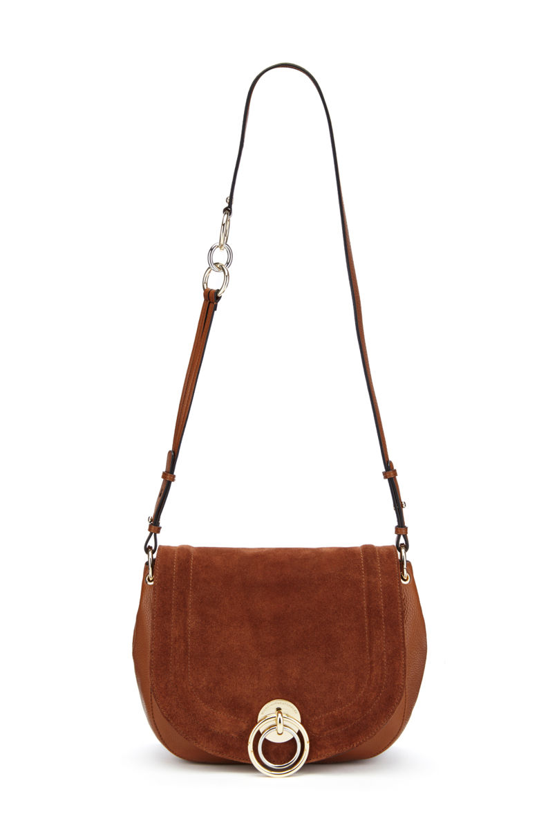 Модные сумки: тренд сезона - сумка с удлиненной ручкой фото из коллекции .Diane von Furstenberg.