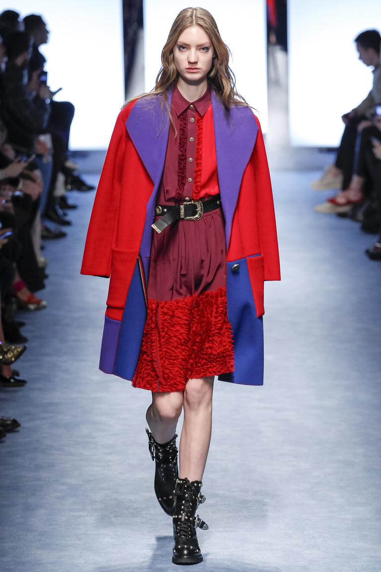 Модная одежда сезона зима 2017 - пальто, фото обзор из коллекции Fausto-Puglis.