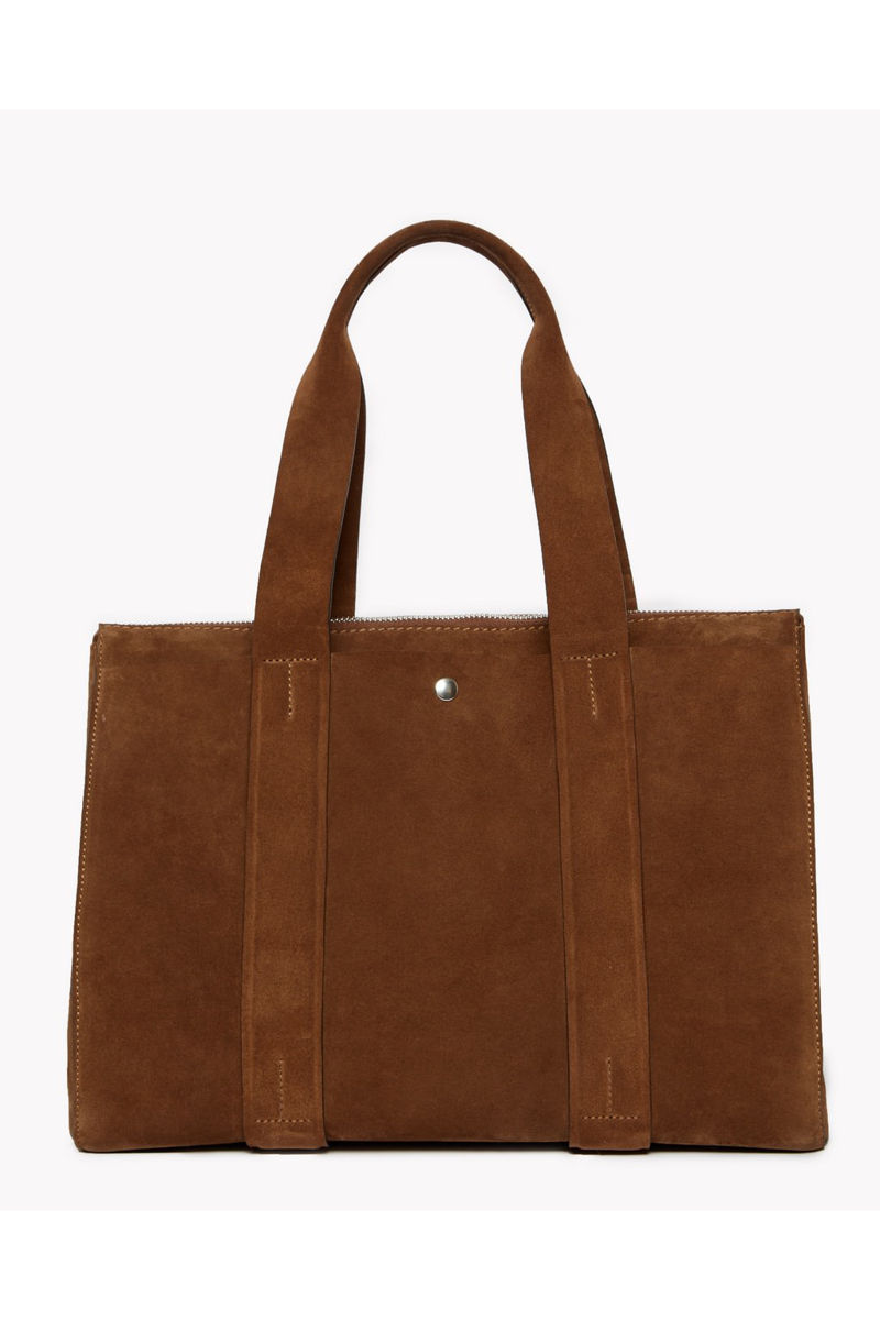 Большие сумки: модные тренды - сумка прямоугольной формы из коллекции Theory.