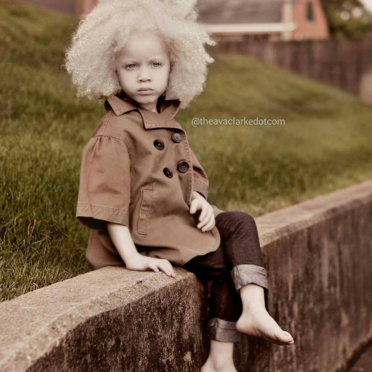 Супер-модель Ава Кларк - девочка альбинос покорила весь мир