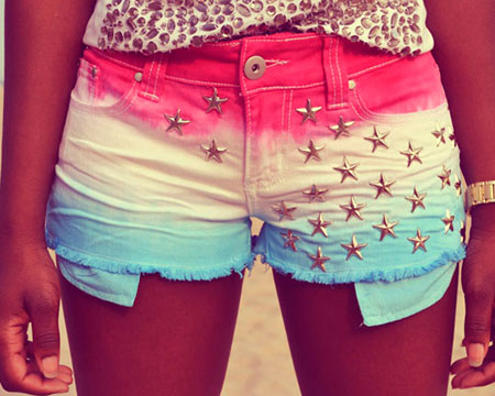 Фото джинсовых шорт из старых джинсов своими руками
