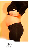 Фото живота у беременной на 20 неделе
