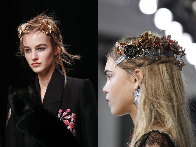 Модные аксессуары для волос сезона осень-зима 2016-2017