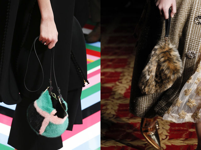 Модные меховые сумки сезона осень-зима 2016 -2017