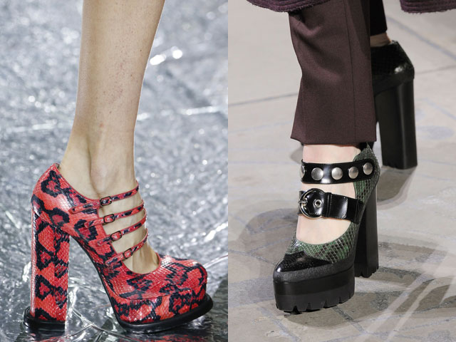 Модные туфли с ремешками осень-зима 2016-2017