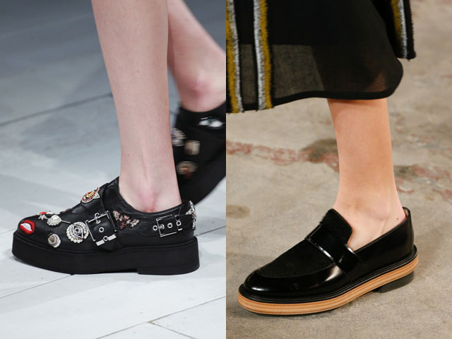 Туфли в мужском стиле осень-зима 2016-2017