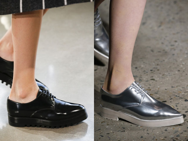 Туфли в мужском стиле осень-зима 2016-2017