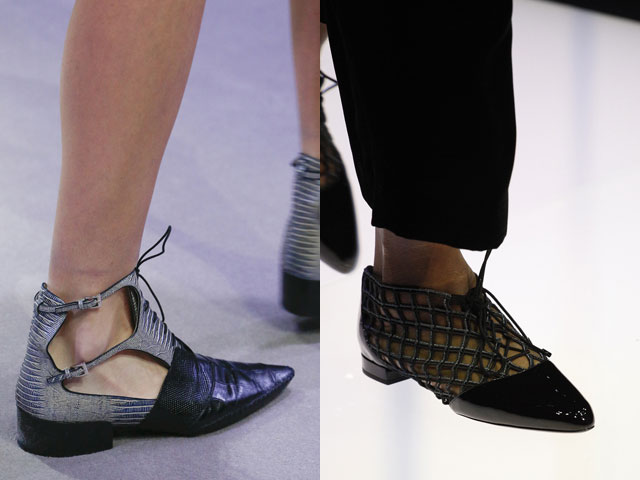 Модные туфли со шнуровкой осень-зима 2016-2017