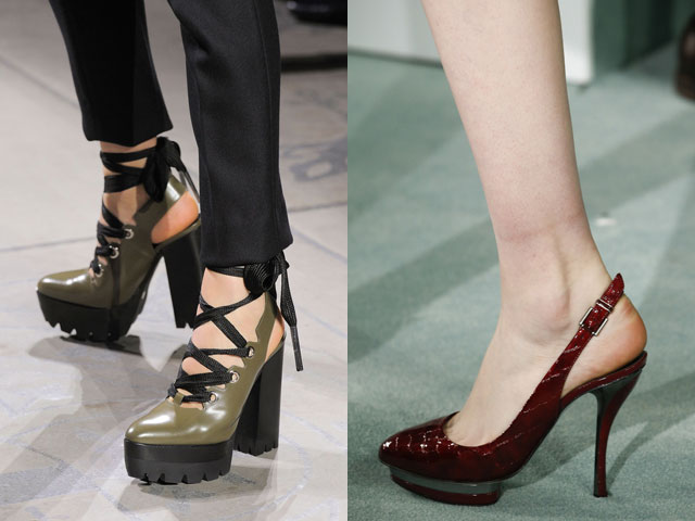 Модные туфли с открытой пяткой