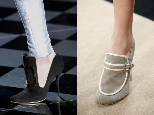 Модные туфли лоуферы осень-зима 2016-2017