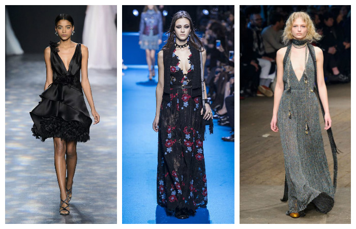 Модные платья осень - зима 2016 - 2017, фото