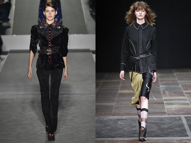 Блузы под пояс 2016