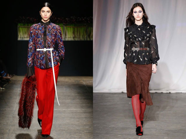 Блузы под пояс 2016